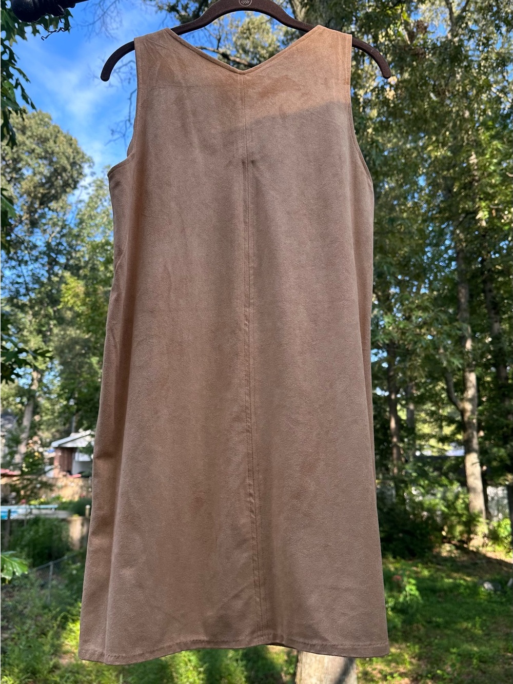Gold “C” Brand Ultrasuede Spandex modified Dress - Picture 5 of 16